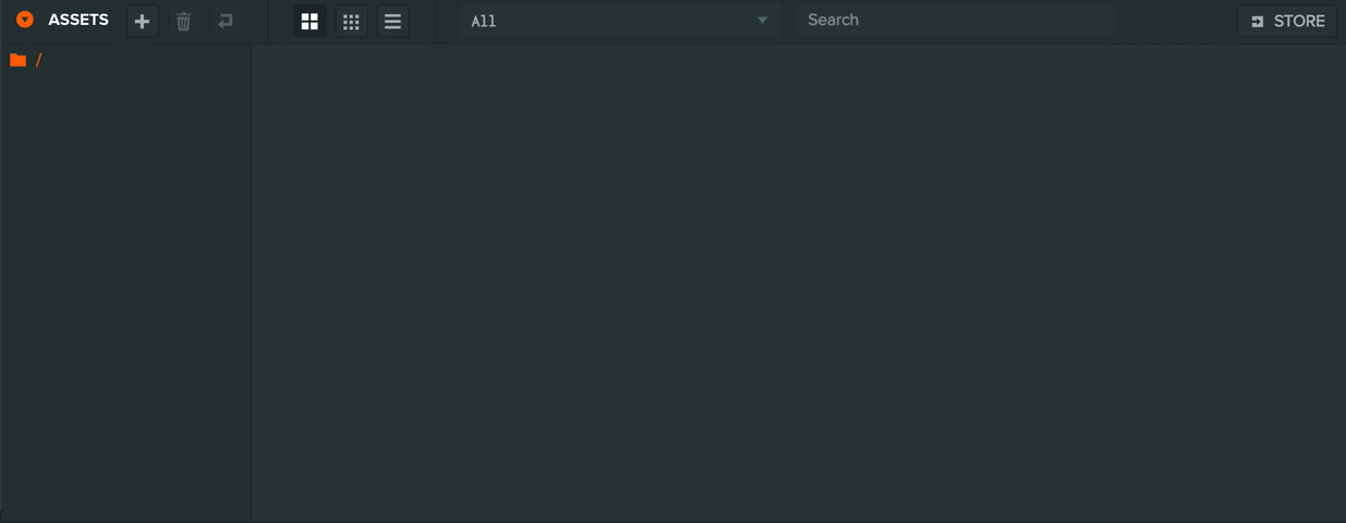 Drag Model into Assets Panel